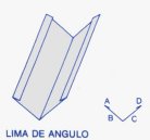 lima de ángulo